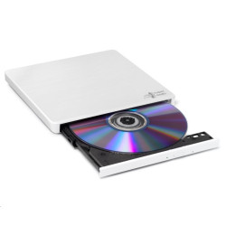 HITACHI LG - externí mechanika DVD-W CD-RW DVD±R ±RW RAM GP60NW60, Slim, White, box+SW