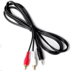 PREMIUMCORD Kabel Jack 2.5mm stereo - 2x Cinch M 2m