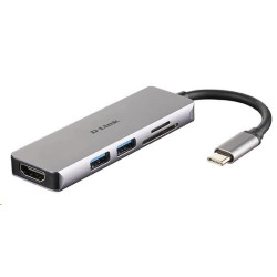 D-Link DUB-M530 5-in-1 USB-C Hub with HDMI and SD microSD Card Reader