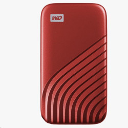 SanDisk WD My Passport SSD externí 1TB , USB-C 3.2 ,1050 1000MB s R W PC & Mac ,Red