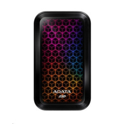 ADATA External SSD 512GB SE770G USB 3.0 černá žlutá LED RGB