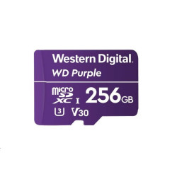 WD MicroSDXC karta 256GB Purple WDD256G1P0C Class 10 (R:100 W:60 MB s)