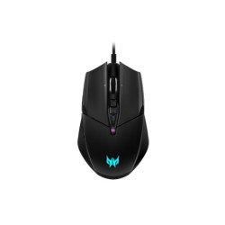 ACER GAMING MOUSE - max. 19000dpi,10 programovatelných tlačítek, 4 barvy podsvícení,životnost 20 mil. kliknutí