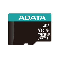 ADATA MicroSDXC karta 64GB Premier Pro UHS-I V30S (R:100 W:80 MB s) + SD adaptér