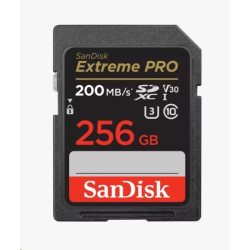 SanDisk SDXC karta 256GB Extreme PRO (200 MB s Class 10, UHS-I U3 V30)