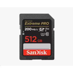 SanDisk SDXC karta 512GB Extreme PRO (200 MB s Class 10, UHS-I U3 V30)