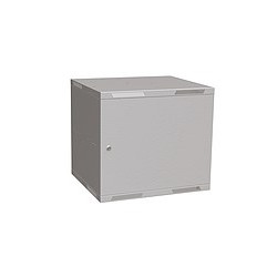 Solarix rozvaděč nástěnný skládaný SENSA LITE 9U 450mm, dveře plech, RAL 7035 SENSA-L-9U-545-21-G