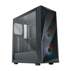 Cooler Master case CMP 520, mini-ITX, bez zdroje, průhledná bočnice, černá