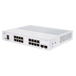 Cisco switch CBS350-16T-2G-UK, 16GbE RJ45, 2xSFP, fanless - REFRESH