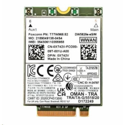 DELL DW5829E - eSIM WWAN 2x2 Card Snapdragon X20 LTE for Laptop, WW