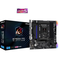 ASRock MB Sc LGA1700 B760M PG RIPTIDE, Intel B760, 4xDDR5, 1xDP, 1xHDMI, mATX