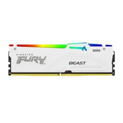 KINGSTON DIMM DDR5 16GB 5200MT s CL36 FURY Beast Bílá RGB EXPO