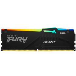 KINGSTON DIMM DDR5 64GB (Kit of 4) 6000MT s CL40 FURY Beast RGB XMP