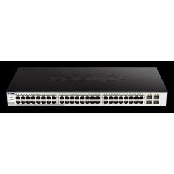 D-Link DGS-1210-52 ME E 48-Port 10 100 1000BASE-T + 4-Port 1 Gbps SFP Ports Metro Ethernet