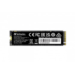 VERBATIM SSD Vi5000 Internal PCIe NVMe M.2 SSD 512GB , W2500 R 5000 MB s