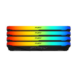 KINGSTON DIMM DDR4 32GB (Kit of 4) 3600MT s CL17 FURY Beast RGB, XMP