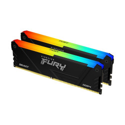 KINGSTON DIMM DDR4 64GB (Kit of 2) 3600MT s CL18 FURY Beast RGB, XMP