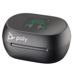 Poly bluetooth headset Voyager Free 60+, BT700 USB-C adaptér, dotykové nabíjecí pouzdro, černá