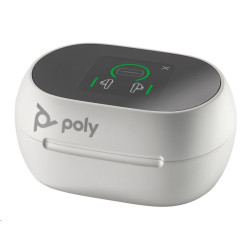 Poly bluetooth headset Voyager Free 60+, BT700 USB-C adaptér, dotykové nabíjecí pouzdro, bílá