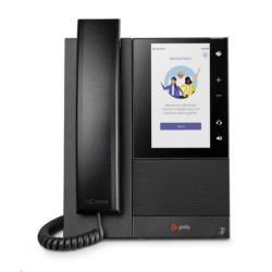 Poly CCX 505 Business Media Phone for Microsoft Teams and PoE-enabled