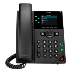 Poly VVX 250 4-Line IP Phone and PoE-enabled