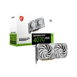 MSI VGA NVIDIA GeForce RTX 4070 SUPER 12G VENTUS 2X WHITE OC, RTX 4070 SUPER, 12GB GDDR6X, 3xDP, 1xHDMI