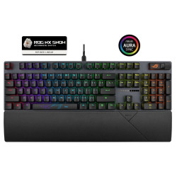 ASUS klávesnice ROG STRIX SCOPE II, mechanická, drátová, ROG NX Snow PBT, US