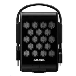 ADATA Externí HDD 2TB 2,5" USB 3.2, DashDrive™ Durable HD720, G-sensor, černý, (gumový, vodě nárazu odolný)