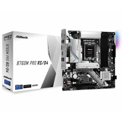 ASRock MB Sc LGA1700 B760M PRO RS D4, Intel B760, 4xDDR4, 1xDP, 1xHDMI, mATX