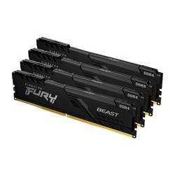 Kingston FURY Beast DDR4 64GB (Kit 4x16GB) 3200MHz DIMM CL16 černá