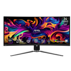 MSI MAG 341CQP QD-OLED 34" 3440 x 1440 0,03ms 250nitů 1 500 000:1 175Hz    USB-C  Černá 