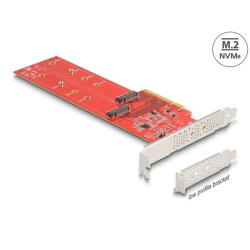 Delock Karta PCI Express x8 na 2 x interní M.2 Key M 110 mm NVMe - rozvětvení - Low Profile