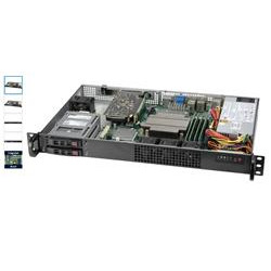 SUPERMICRO 1U server 1x LGA1200, , 4x DDR4 ECC, 2x 2.5" HS SAS SATA, 200W (80+ Platinum), IPMI