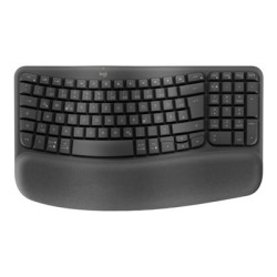 Logitech Ergo Series - Klávesnice - bezdrátový - 2.4 GHz, Bluetooth LE - QWERTY - US mezinárodní - grafit