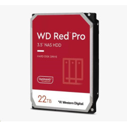 WD RED Pro NAS WD221KFGX 22TB SATAIII 600 512MB cache, 265 MB s, CMR