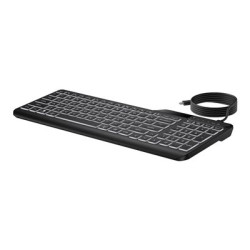 HP Drátová klávesnice, 405 Multi-Device Wired BL Keyboard