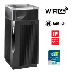 ASUS ZenWiFi Pro ET12 1-pack Wireless AXE11000 Tri-band Mesh WiFi 6E System, 2.5G WAN LAN