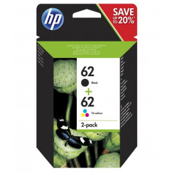 HP ink 62 (černá 4ml, barevná 4,5ml) pro HP ENVY 5540, HP ENVY 5640, HP ENVY 7640, HP OfficeJet 5740