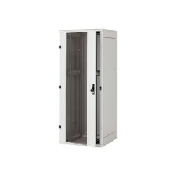 Triton 19'' stojanový rozvaděč RMA 22U 600x600mm, 19'' stojanový rozvaděč 22U 600x600mm prosklené dveře, IP20 nosnost 800kg světle š