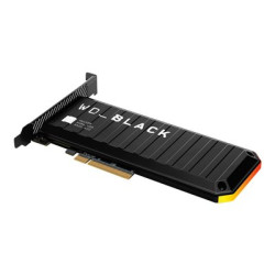 WD_BLACK AN1500 WDS100T1X0L-00AUJ0 - SSD - 1 TB - interní - karta PCIe - PCI Express 3.0 x8 (NVMe) - integrovaný chladič