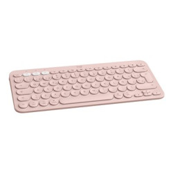 Logitech K380 Multi-Device Bluetooth Keyboard - Klávesnice - bezdrátový - Bluetooth 3.0 - Skandinávské (dánština finština norština švédština) - ružová