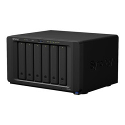 Synology Disk Station DS1621+ - Server NAS - 6 zásuvky - SATA 6Gb s - RAID 0, 1, 5, 6, 10, JBOD - RAM 4 GB - Gigabit Ethernet - iSCSI podpora