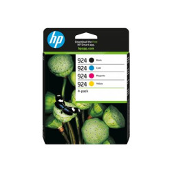 HP Ink 924 CMYK Original Ink CART 4-Pack