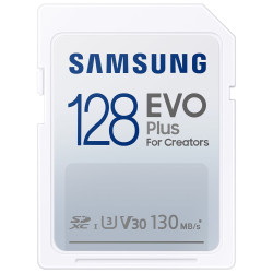 SAMSUNG EVO Plus SDXC 128GB CL10 UHS-I U3 V30