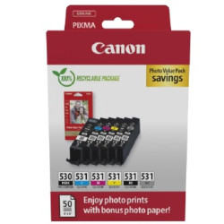 Canon cartridge PGI-530 CLI-531 PGBK C M Y BK GY PHOTO VALUE Multipack