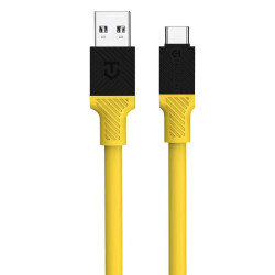 Tactical Fat Man Cable USB-A USB-C 1m Yellow