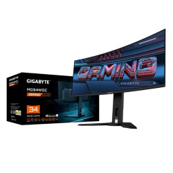 GIGABYTE MO34WQC OLED 34" 3440 x 1440 0,03ms 250 nitů 1500000:1 175Hz Repro USB-C Černá