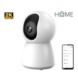 iGET HOME Camera CS4 White - bezdrátová vnitřní 2K kamera, Auto tracking, LAN port, zvuk