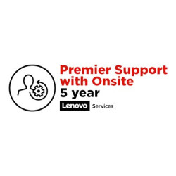 Lenovo Premier Support - Prodloužená dohoda o službách - náhradní díly a práce (pro systém s Premier Support na 1 rok) - 5 let (z původního data zakoupení vybavení) - na místě - doba vyřízení požadavku: příští prac. den - pro ThinkPad X1 Carbon Gen 9; X1 Extreme Gen 4; X1 Titanium Yoga Gen 1; X13 Yoga Gen 2