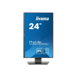 Iiyama ProLite XUB2495WSU-B7 LCD IPS/PLS 24,1" 1920 x 1200 4ms 300nitů 1000:1 75Hz  Repro Pivot USB-C  Černá 